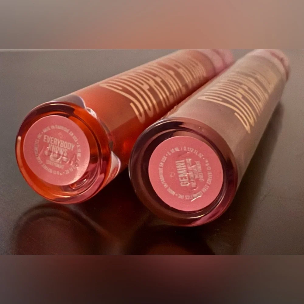 Jeffree Star Supreme Gloss Lip Gloss Set | Full Size | Nude & Red Bundle